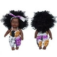 thumbnail image 3 of A-Waroom Black Dolls 12 inch Black African American Doll Baby Doll for Kids Perfect for Birthday Gift, 3 of 4