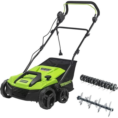 Greenworks 13 Amp 14  Corded Dethatcher / Scarifier DT13B00