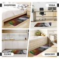 thumbnail image 6 of Yiaed Colorful Haired White Horse Kitchen Rugs Sets of 2 Kitchen Mats Cushioned Anti Fatigue Kitchen Rug Tapetes Para Cocina for Sink,Laundry Room, 6 of 6