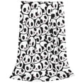 thumbnail image 2 of Rateoe Cute Panda Print Fuzzy Fleece Throw Blanket Extra Large,Super Soft,Fluffy and Warm Blankets for Couch,Bed,All Season Use (60"x50"), 2 of 8