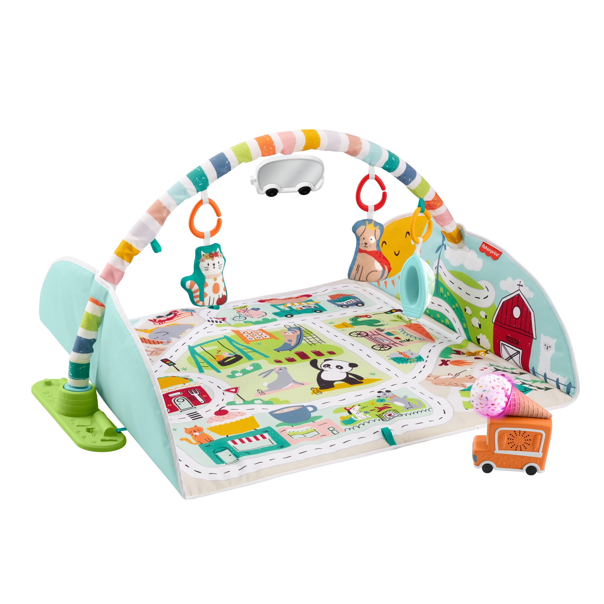 MiniDream Baby Large Soft Playmat Activity Gym Play Mat with Storage Bag 