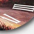 thumbnail image 3 of Designart 1 in Quartz Coastal Wall Clock, 3 of 5