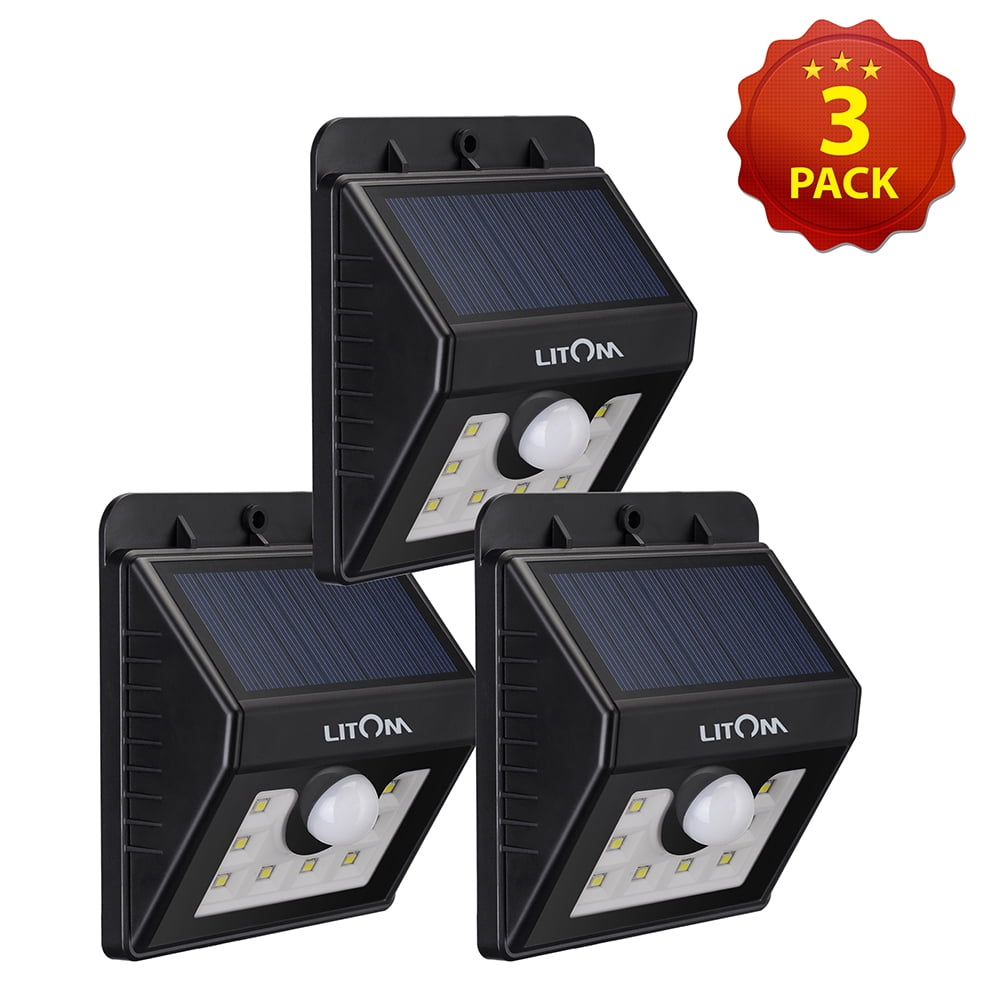 Super Bright 8 LED Solar Powered Wireless Security Motion