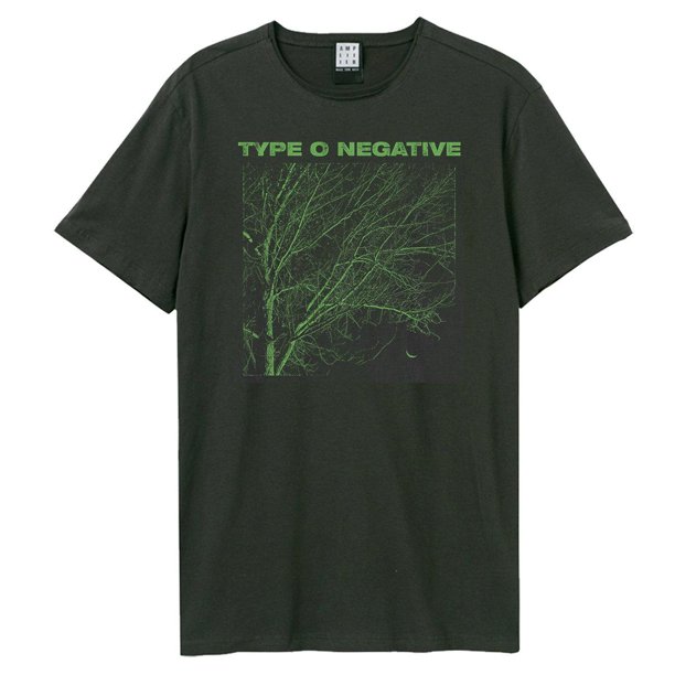 Amplified - Camiseta Tree Tipo O Negativo para Adultos Unisex (Carbón)