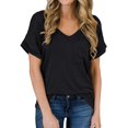 thumbnail image 1 of T-shirt à Manches Courtes et Col Rond pour Femmes, 1 of 3