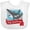 AA-White, variant on Inktastic Big Brother Shark Boys Baby Bib