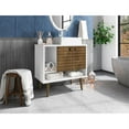 thumbnail image 5 of Manhattan Comfort Liberty 31.49" Bathroom Vanity Sink in White and Rustic Brown, 5 of 10
