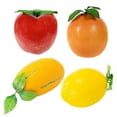 thumbnail image 4 of Decoraciones de frutas artificiales Frutas artificiales de plástico naranja realistas Accesorios para fotos de frutas falsas Decoración de bodas para la cocina Fruta falsa Artificial Simulación, 4 of 6