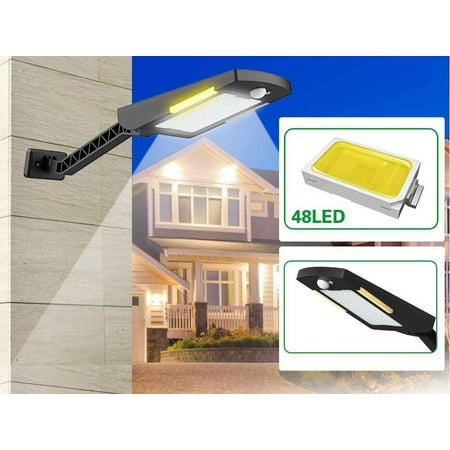 

WMYBD Gifts 48LED Corner Solar Wall Lamp Courtyard Lamp Courtyard Lamp 48LED Solar Street Lamp Road Courtyard Garden Lamp Hot