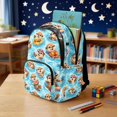 thumbnail image 3 of Uorisanigo Kawaii Otter School Backpack 4-Piece for Boys, Large Capacity Bookbag with Insulated Lunch Box, Water Bottle Bag and Pencil Holder, Breathable and Lightweight for Sports, 3 of 7
