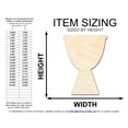 thumbnail image 2 of Unfinished Wood Unity Cup Silhouette 18" / 3/4", 2 of 3