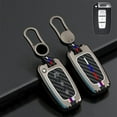 thumbnail image 3 of Car Key Fob Cover Case Protector Zinc Alloy Silicone Car Key Fob Case Cover For KIA Optima Sportage Soul Sorento, 3 of 9