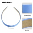 thumbnail image 3 of Unique Bargains Headband Hair Band for Women Non-Slip 1 Inch Wide Blue, 3 of 7