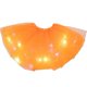 thumbnail image 1 of Faldas tutú para niñas con lentejuelas y luces LED, ropa luminosa de ballet, disfraz brillante (naranja), 1 of 4