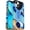Saturn, variant on OtterBox iPhone 13 Soft Touch Flexible Fashion case - Mercury (Blue/Black), Ultra Slim, Colorful Graphic, Snaps to Magsafe, Raised Edges