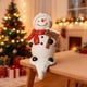 thumbnail image 4 of Christmas Snowman Hooks Decorative Resin Snowman Mini Ornament Gift Christmas Gift Boxes, 4 of 7