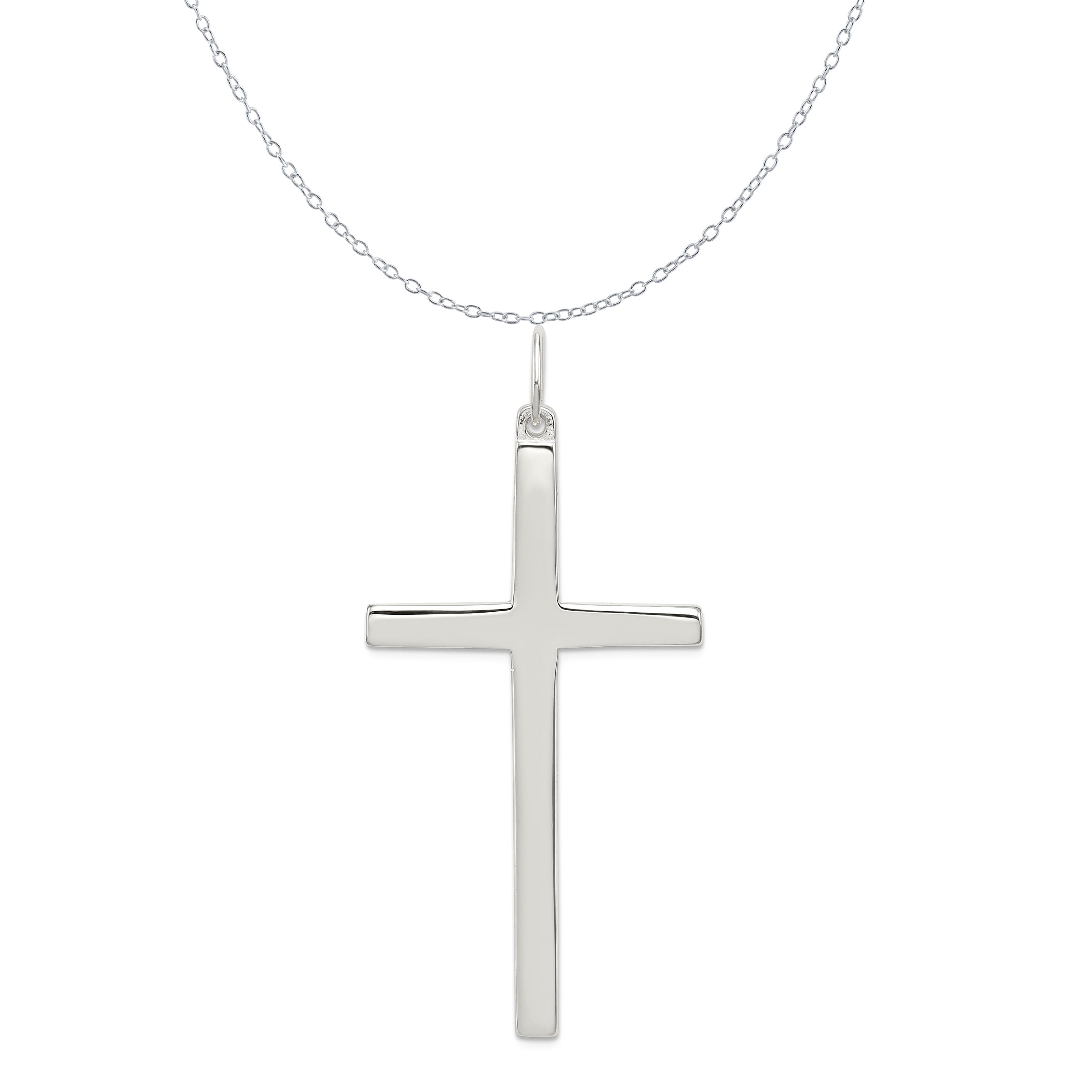 Sterling Silver Cable Chain Necklace 16 