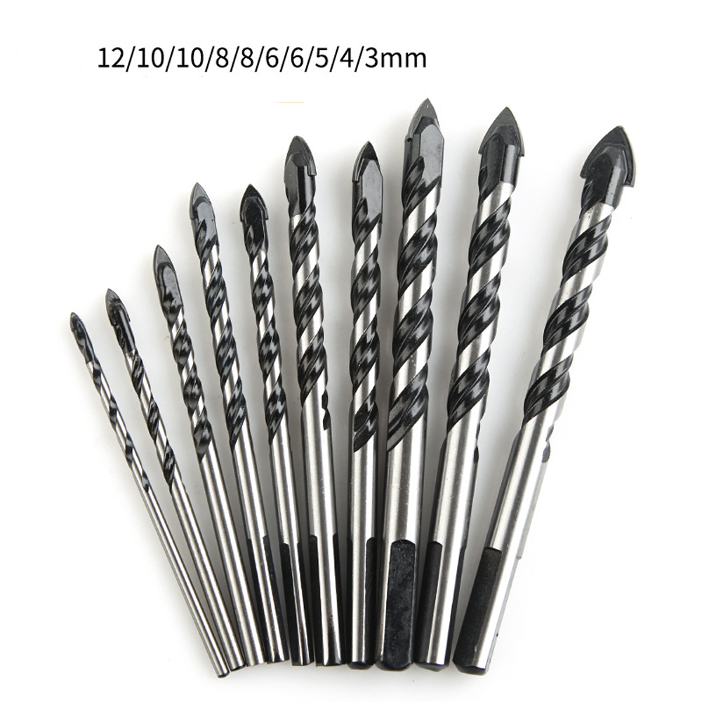 Masonry Drill Bits Set 11PCS, Concrete Drill Bit Set for Glass, Tile,  Brick, Cement, Concrete, Plastic, Cinder Block, Wood etc with Industrial  Strength Carbide Tip, 1/8-1/2 by amoolo - Yahoo Shopping