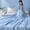 Sky Blue, variant on Cool Summer Quilt, TOUMENY Super Soft Breathable Air-Conditioned Quilt, Lightweight Polyester Cooling Blanket for Hot Sleep Night, 39.37x59 Inch, Sky Blue