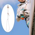 thumbnail image 1 of Herramienta Lanyard Ajuste de bucle Ajuste Fuerte práctica de una sola cuerda con carabinero para Naranja, 1 of 8