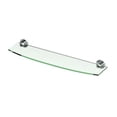 thumbnail image 2 of Gatco 4696 Channel Vanity Glass Shelf, Satin Nickel, 2 of 2