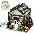 thumbnail image 3 of Modular Greenhouse Botanical Flowers Toy Bricks Set, 3 of 12