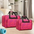 thumbnail image 6 of S SERENABLE 2Pcs Sewing Machine Case Sewing Machine Carrying Bag Sewing Supplies Accessories Lightweight Crafts Tote Bag Handbag Rose Red, 6 of 8