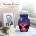thumbnail image 6 of Butterfly Funeral Urn For Grandmother - Blue Urn For Human Ashes Adult Women - Small Keepsake Urns For Human Ashes - Mini Cremation Urns For Mother, 3 Inch, 6 of 7