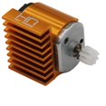 thumbnail image 6 of Hot Racing Gold 9 Fin 030 Motor heatsink SCX24 HRASXTF030H04 Electric Car/Truck Option Parts, 6 of 7