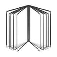 thumbnail image 4 of Carpeta de Menú Paneles Dobles Porta Menú Transparentes Tamaño Carta Porta Libros Menú Menú 10 Página 20 Ver, 4 of 8