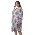 thumbnail image 6 of Moomaya Georgette Ladies Kaftan Holiday Loungewear Midi Dress Beach Coverup, 6 of 6