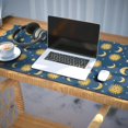 thumbnail image 3 of Long Mouse Pads for Desk,Blue Sun Moon Star Pattern Desk Mats on Top Of Desks, Desk Mouse Pad Extra Large with 3mm Non-Slip Base and Stitched Edge for Gaming,Office,Work,Home 35.4"x15.7", 3 of 6