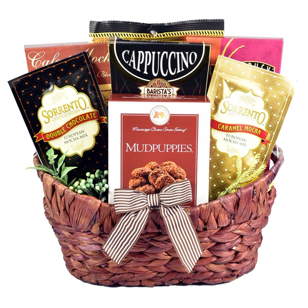 Christmas with Coffee | Gourmet Coffee Themed Gift Basket - Walmart.com