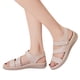 thumbnail image 1 of Sandalias Tacón Plano Planas Casuales Zapatos Cómodos Antideslizantes para Exteriores Mujer, 1 of 9