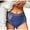 Blue, variant on Women Underwear High Waisted Thongs Tummy Control Seamless Thongs Shapewear Lace Panties