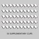 thumbnail image 1 of Empujador de Clip de 2 uds., Clips de carpeta de papel de prueba de mano, suministro de grapadora de empuje sin perforaciones Sywqhk Libre de BPA, 1 of 7