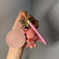 thumbnail image 1 of Luxurious Genuine Leather Key Case + Adorable Pink Bear - Perfect For BMW Mini Owners!, 1 of 4