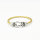 thumbnail image 1 of Pulsera de herradura pulsera de acero inoxidable joyería pulida ideal para viajeros, 1 of 5