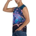 thumbnail image 3 of Fotbe Men's Book Glowing Mushrooms Print Men's Sleeveless Muscle Tank Tops Casual T-Shirts for Gym Workout Beach-Medium, 3 of 8