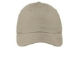 thumbnail image 3 of Port Authority Brushed Twill Cap-One Size (Khaki), 3 of 4