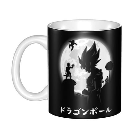 

Anime Cartoon Dragon Ball Z Ceramic Mug with Handle Coffee Mug Ceramic Tea Cup For Christma Mom Wife Sister Grandma-Style 1