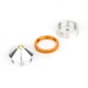 thumbnail image 3 of 4Pcs Speaker Stand Feet Pad Metal Spikes Cone Floor Foot Nail for Loudspeakers Shoes Spike Shock, 3 of 5