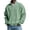 Light Green, variant on Waffle Knit Jackets for Men Full Zip Up Stand Collar Jacket Autumn Winter Long Sleeve Coats With Pockets Casual Loose Fit Soft Jackets for Daily Wear Black S