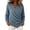 Gray, variant on EANJE Women's Solid Color Long Sleeve Sexy Wrap Sweater Long Sleeve V‑Neck Knit Cross Front Pullover Top, Ruched Casual Knitwear For Autumn Winter Green L
