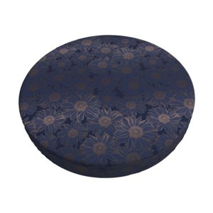 Easygdp Sunflowers Print Easy To Install Bar Stool Covers&Stool Covers Round&Elastic Stool Cover, Barstool Covers,Washable&Bottom With Elastic Edge-12 inch