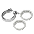 thumbnail image 1 of Stainless Steel V Band Clamp with Flange for Auto Exhaust Pipe(2.5inch-63mm ), 1 of 5