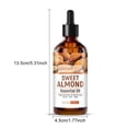 thumbnail image 2 of Aceite de Almendras Dulces Prensado en Frío 100ml con Vitamina E, Hidratante Nutritivo Natural para Piel, Cabello y Cuerpo Secos, Aceite de Belleza Vegano Sin Químicos para Pieles Sensibles, Bebés y, 2 of 7