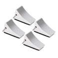 thumbnail image 5 of 4PCS Model Car Wheel Chock Good Fixation Anti Slip Bottom Aluminum Alloy Wheel Chock for Gen8 for SCX10 Silver, 5 of 8