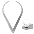 thumbnail image 5 of FTVOGUE Calibrador de 10 Pulgadas Herramienta de cerámica para medir Arcilla Pata Doblada Calibrador de Acero Inoxidable Escultura de Arcilla Herramienta de cerámica, 5 of 5