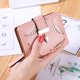 thumbnail image 5 of Cartera para Mujer, Monedero pequeño para Mujer, Cuero Plegable con Tarjetero, CashID, Monedero con Cremallera, Bolsas de Dinero con Cremallera Regalos para Mujer, niña - Rosa, 5 of 5